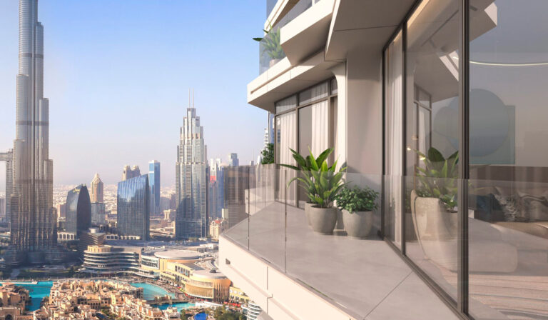 Balcony W Residences Downtown Dubai Dar Al Arkan