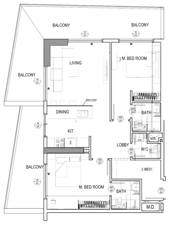 Binghatti Canal 2br