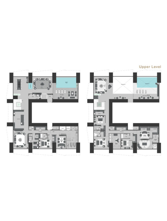 Burj Binghatti Jacob & Co Residences floor plan 5br