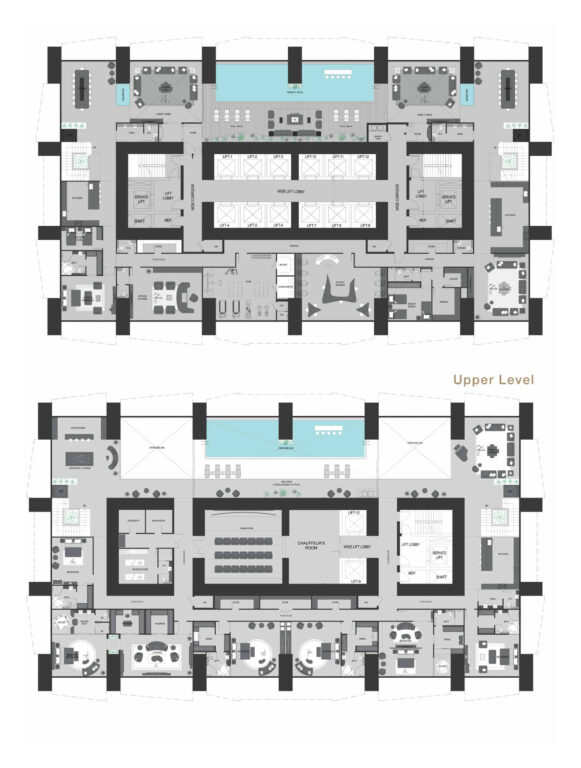 Burj Binghatti Jacob & Co Residences floor plan 7br