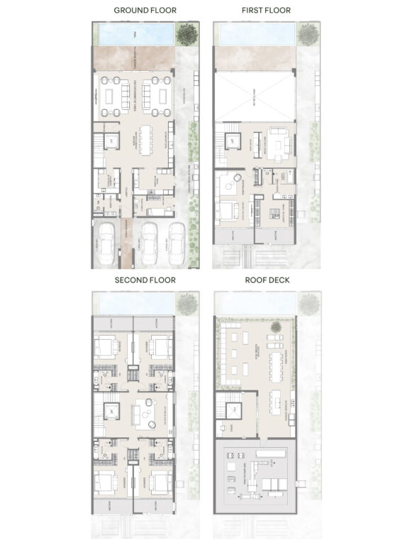 MAG City Central Parks floor plan Townhouses 5 bedroom