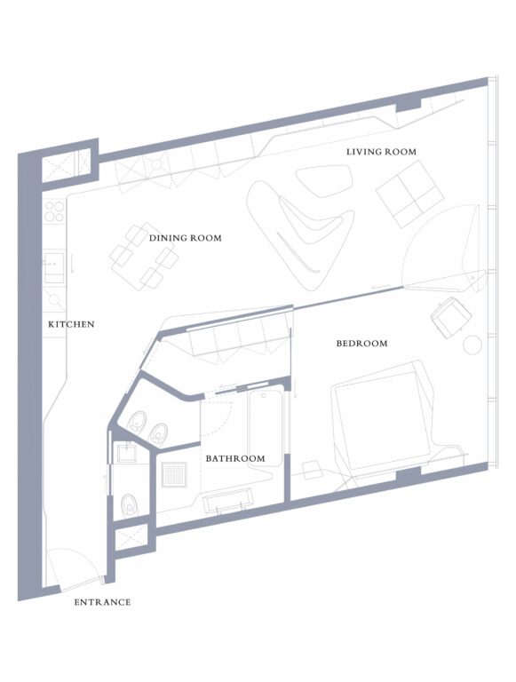 The Opus by Omniyat floor plan Apartments 1 bedroom