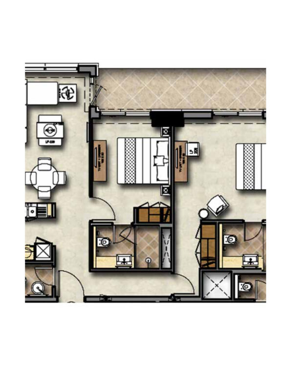 DAMAC Majestine 2br